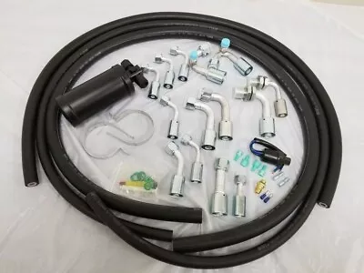 Air Conditioning AC Hose Kit O Ring Fittings Drier & Trinary Switch 134a A/C • $108.65