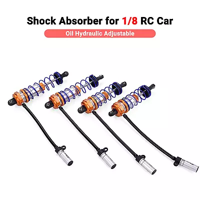  Adjustable Oil Hydraulic Shock Absorber Damper For 1/8 RC Cars Buggy Truck • $28.99