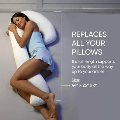 Contour Comfort Swan Full-Sized Body Pillow • $29