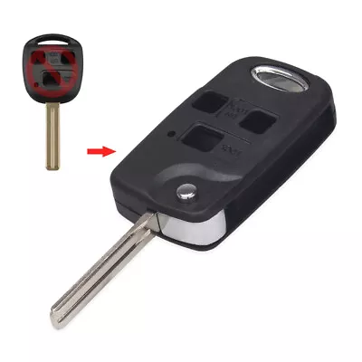 $11.19 • Buy Upgrade Fold Flip Remote Key Fob Case Shell For 2004 2005 2006 Lexus RX330