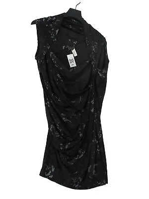 Diesel Women's Midi Dress M Black Cotton With Other T-Shirt Dress • £13.60