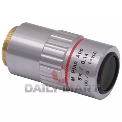 Used & Tested MITUTOYO M Plan Apo 5x/0.14 Microscope Objective Lens • $528.85