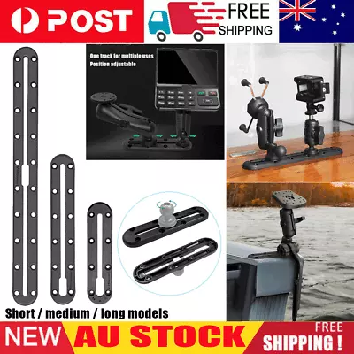 Kayak Slide Track Rails Bracket Fishing Rod Fixed Base DIY Mounting Accessories • $25.63