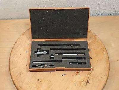 MINT! Mitutoyo Inside Diameter Micrometer Set NO 141-108  2-8 Inches • $124.99