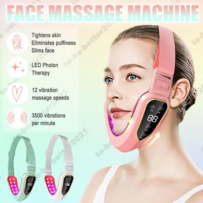 Electric V Face Shaping Face Lift Slim Remove Double Chin Massager Beauty Device • $21.59