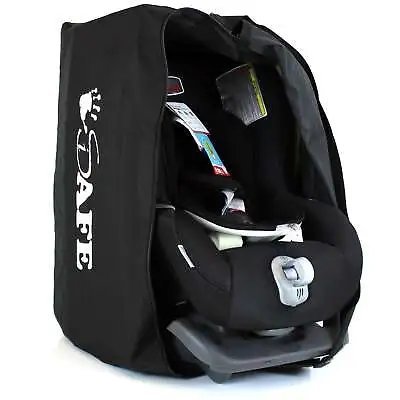 ISafe Universal Carseat Travel / Storage Bag For Maxi-Cosi Tobi Car Seat (Black • £26.20