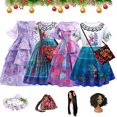 £22.99 • Buy Encanto Isabella Mirabel Fancy Dress Up Cosplay Costume Princess Christmas Gifts