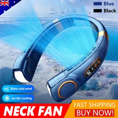 Portable Hanging Neck Fan Cooling Personal Electric Air Conditioner USB Charging • $21.95
