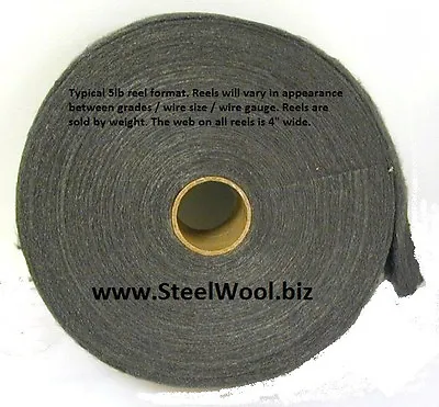 5lb Steel Wool Reel # 1 - Medium • $23