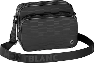 Montblanc 4812 Westside Black Mystery Canvas & Leather Camera Bag 109569 New • $575