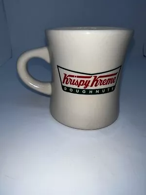 Krispy Kreme Donuts Vintage Heavy Thick Restaurant Coffee Mug Cup Classic Logo • $24.98