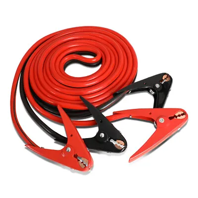 20' Ft Heavy Duty 2 Gauge Battery Booster Cable Emergency Power Jumper 600 AMP • $38.88