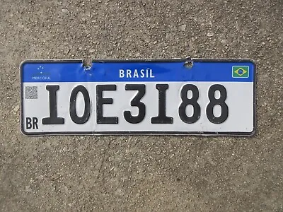 Brasil Mercosur License Plate IOE3I88 South America American Brazil • $69.99