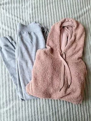 Bundle Girls Clothes Size 6 Tracksuit Bottoms &fleece Hoody • £3