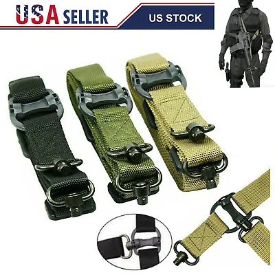 Retro Tactical Adjust Quick Detach QD 1 2 Point Multi Mission 1.2  Rifle Sling • $11.59