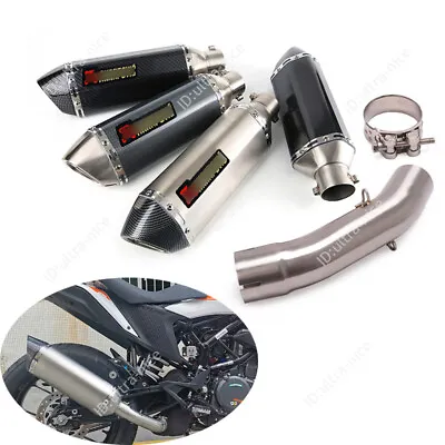 51mm Slip-on Exhaust Pipe Modified Motorcycle For Duke 390 Adventure 2020-2023 • $109