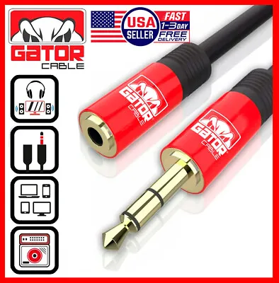 AUX 3.5mm Extension Cable Male To Female Adapter Stereo Audio Headphone Cord 6FT • $7.49