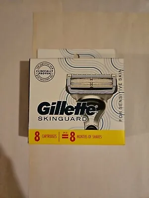 Gillette Skinguard For Sensitive Skin 8 Cartridges FREE SHIPPING • $16.99