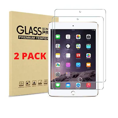 2 Pack Ipad Tempered Glass Screen Protector 9.7 10.2 9th 8th 7 6 5 Generation • £5.98