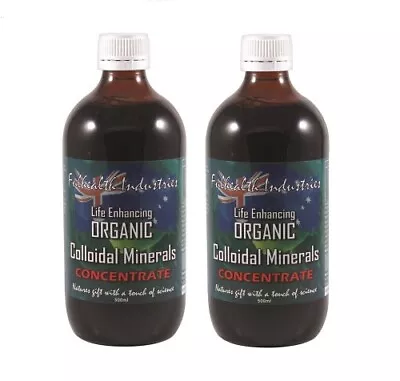 ^ 2 X Fulhealth Industries Organic Colloidal Trace Minerals Concentrate 500mL • $69.35