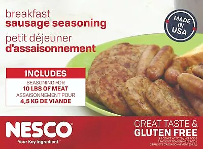 NESCO Sausage Seasoning | Breakfast Sausage (10 Lb Yield) • $17.76