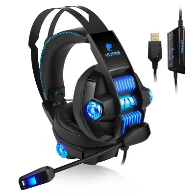 $89.99 • Buy 2020 Upgraded Gaming Headset PC PS4 USB Gaming Headset,7.1Surround Sound, Soft