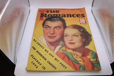 NICE! TRUE ROMANCES Magazine June 1936 FAST FREE SHIPPING! • $12.99