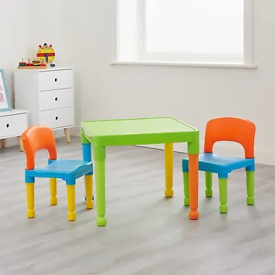 Kids Plastic Table And 2 Chair Set • £35