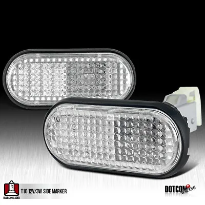 Fits 1992-1995 Honda Civic Fender Side Marker Lights Signal Lamps Left+Right • $10.99