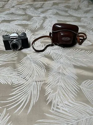 Vintage Voigtlander Bessamatic Color-Skopar 1:2.8/50 Camera And Case West German • $85