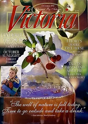 October 1997 VICTORIA Magazine Volume 11 No.10 VG Condition • $12