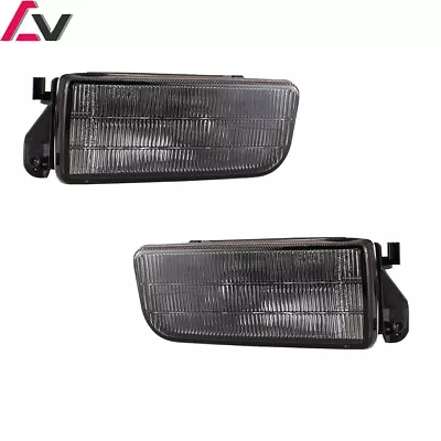 For BMW E36 1992-1998 Smoke Pair Bumper Fog Lights Front Lamps Replacement Bulbs • $37.99