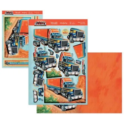 £1.99 • Buy Hunkydory Keep On Truckin' Male Deco Large Decoupage Kit Postage Discounts