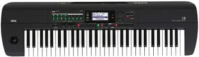 KORG Music Workstation I3 MB Icely 61 Key Super Matte Black New In Box • $317.45