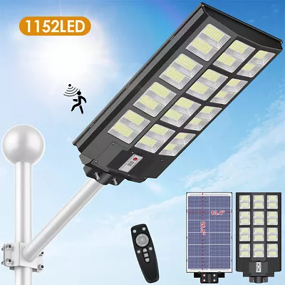 5000W Outdoor Solar Wall Light LED Motion Sensor Bright Flood Street Lamp 3 Mode • $77.99