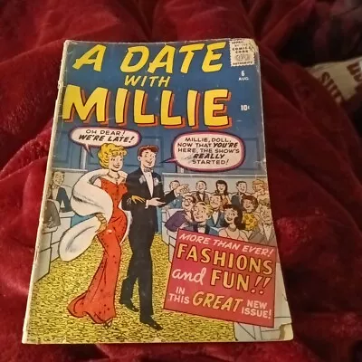 A Date With Millie #6 Silver Age Atlas Marvel Comics 1960 Good Girl Art Stan Lee • $61.56