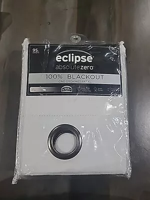 50 ×95  Eclipse  Absolute Zero Blackout .1 Panel White . • $22.99