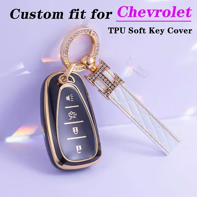 For Chevy Key Fob Cover Holder Equinox Malibu Cruze Tahoe Camaro Traverse Blazer • $10.97