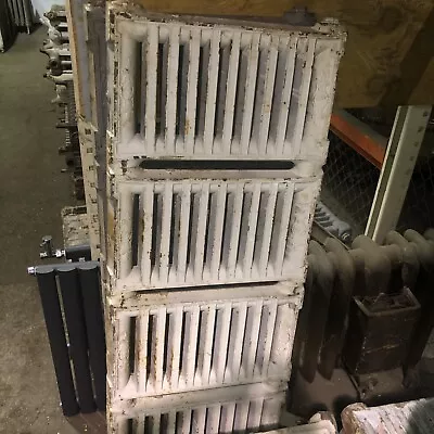 Cast Iron Hot Water Two Pipe Steam Radiator Wall Hung Mount • $300