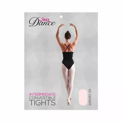 £5.45 • Buy Silky Girls Intermediate Convertible Dance Ballet Tights - 60 Denier