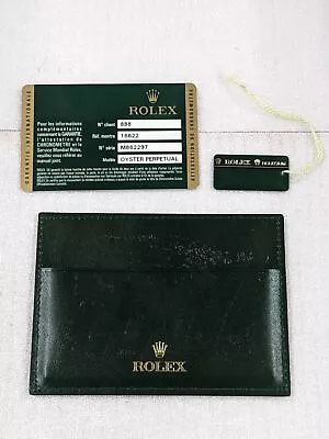 VINTAGE GENUINE ROLEX 16622 Yacht-Master Green Watch Case Tag CARD 0310001e1S • $367.80
