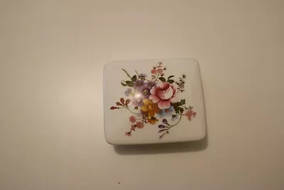 Vintage Bone China Royal Crown Derby  Derby Posies  Trinket Box - England  • $17