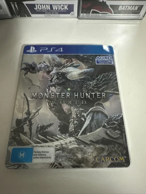 $59 • Buy Monster Hunter: World Limited Steelbook Edition (PS4, 2018) AUS PAL