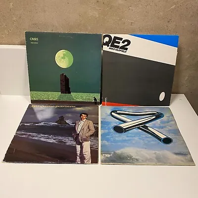4 X Mike Oldfield Vinyl LPs Collection QE2 Crisis Incantations Tubular Bells • £14.99