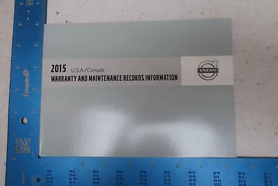 *supplement* 2015 15 Volvo Maintenance Repair Service Book Log Owner's Manual S6 • $12