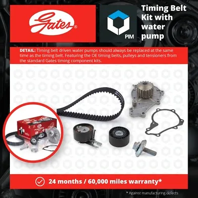 Timing Belt & Water Pump Kit Fits CITROEN C3 PICASSO 1.6D 2009 On Set Gates New • £81.86