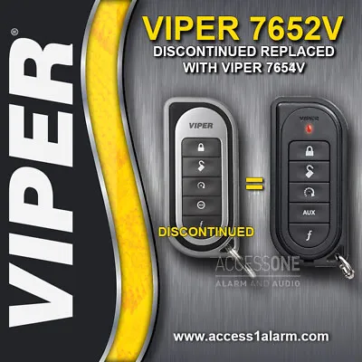 Viper 7652V 1-Way SST 5-Button Replacement Remote Control Transmitter EZSDEI7652 • $65.99