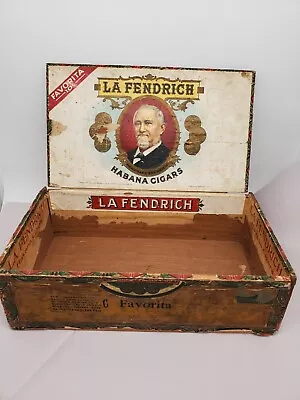 Vintage La Fendrich Habana Cigar Box EMPTY • $12.50