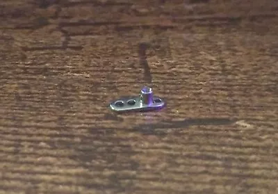 £5 • Buy Titanium Microdermal Dermal Anchor Base 1.2mm Thread 2mm Post Length Wildcat   