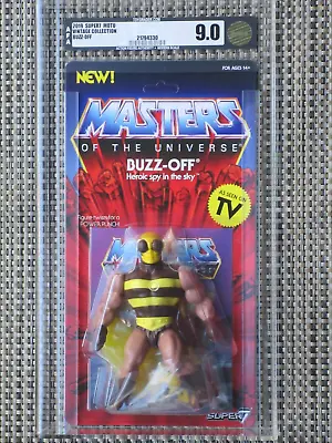 Masters Of The Universe Buzz-Off Action Figure Super 7 Retro **AFA GRADED** 9.0 • $125